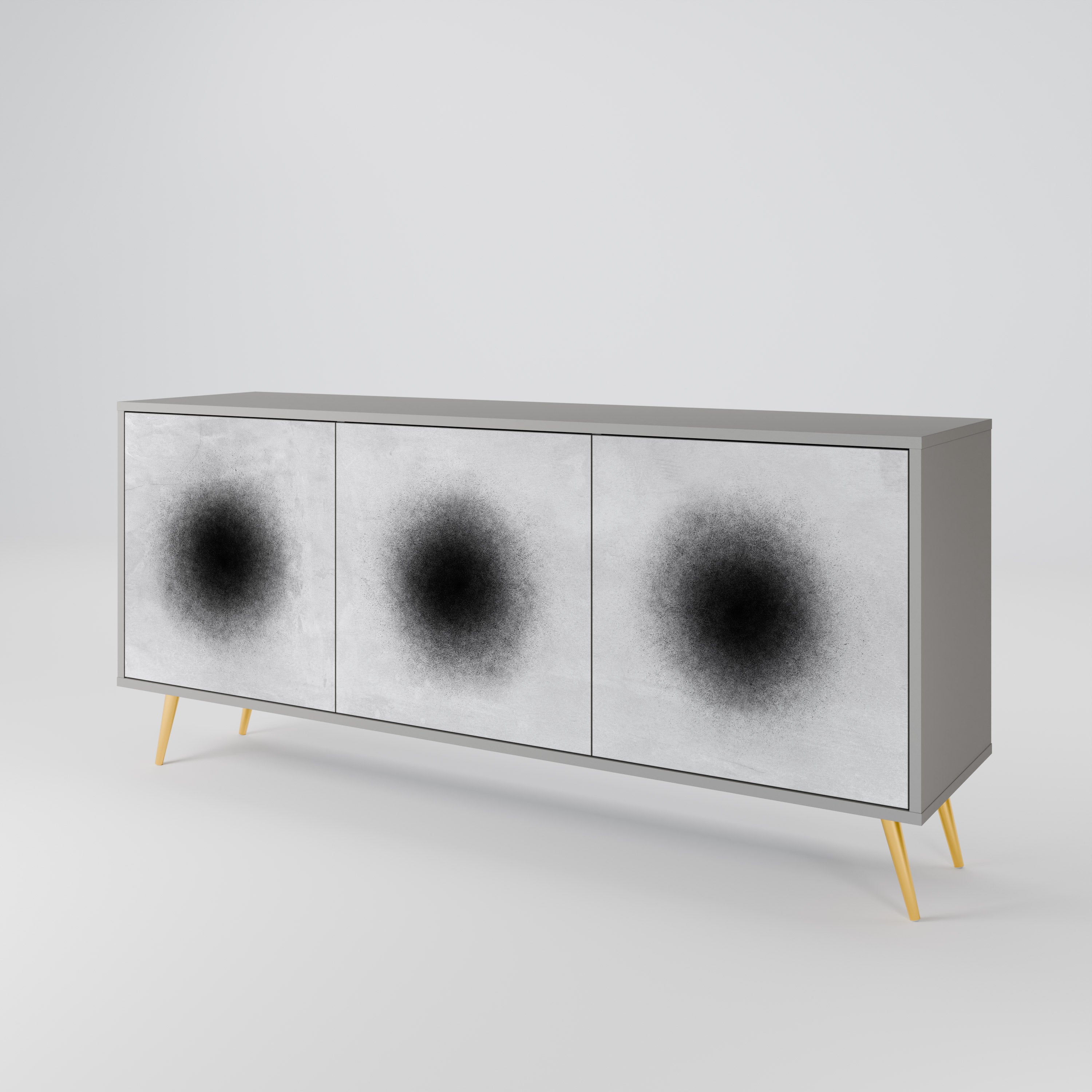 BLACK HOLE 3-Door Sideboard