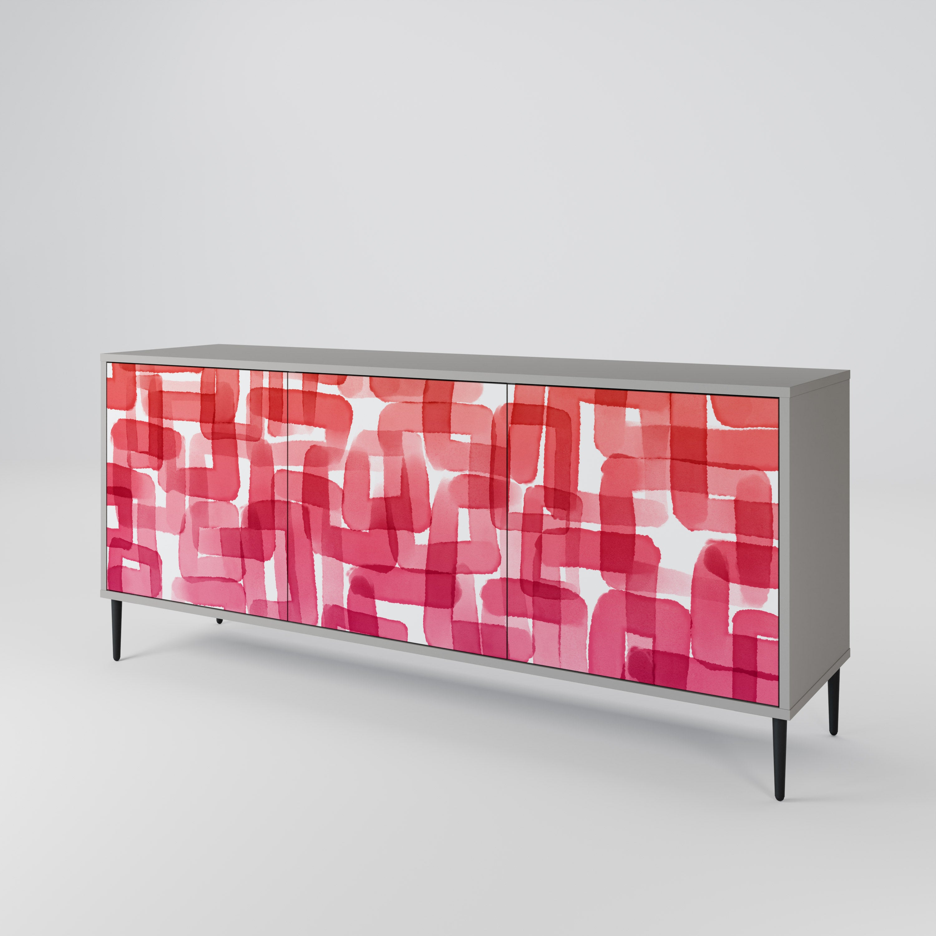 KALEIDOSCOPIC CUBISM 3-Door Sideboard