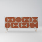 REPETITION COMPULSION Aparador de 3 Puertas en Acabado Gris