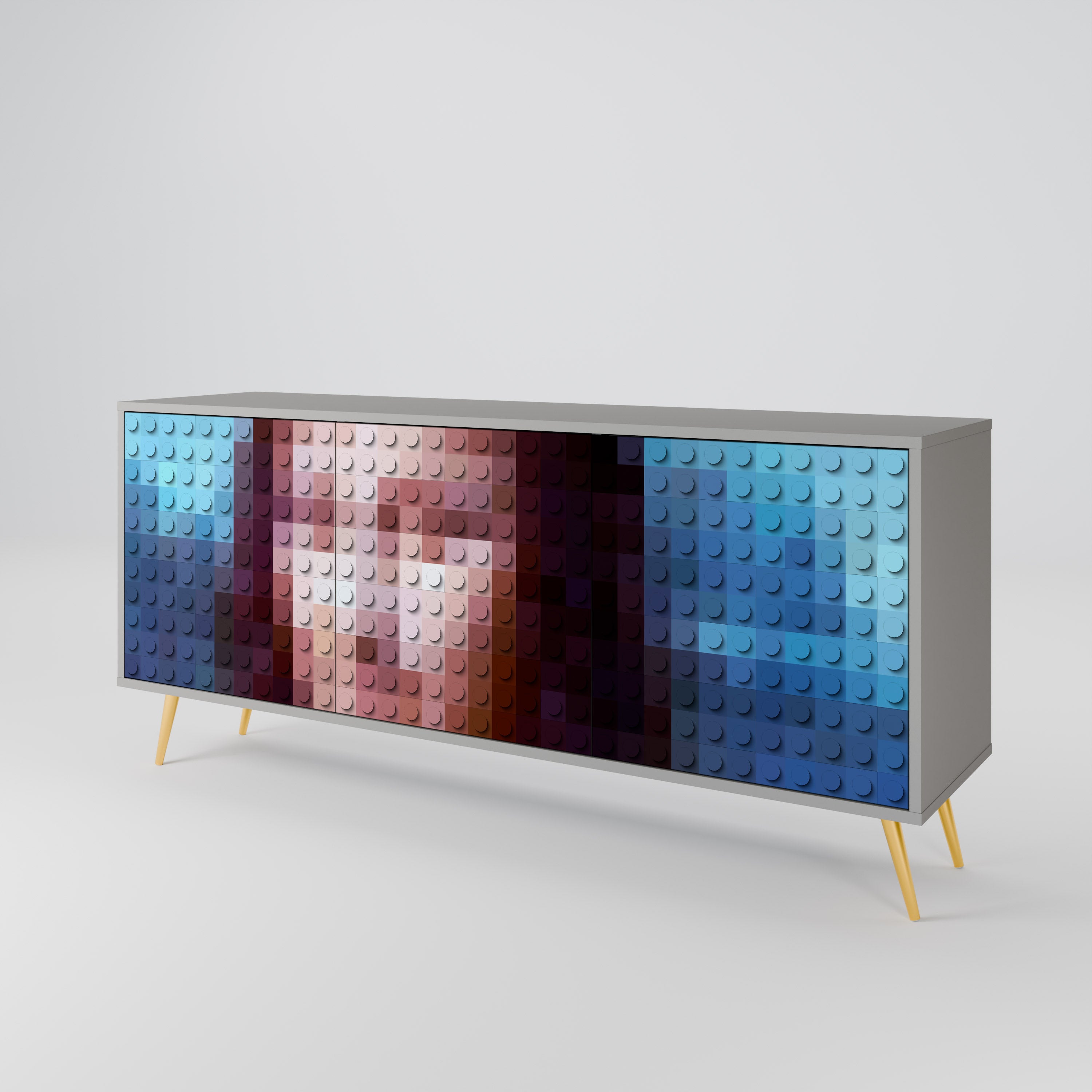 CONSTRUCTIVE ART 3-Door Sideboard