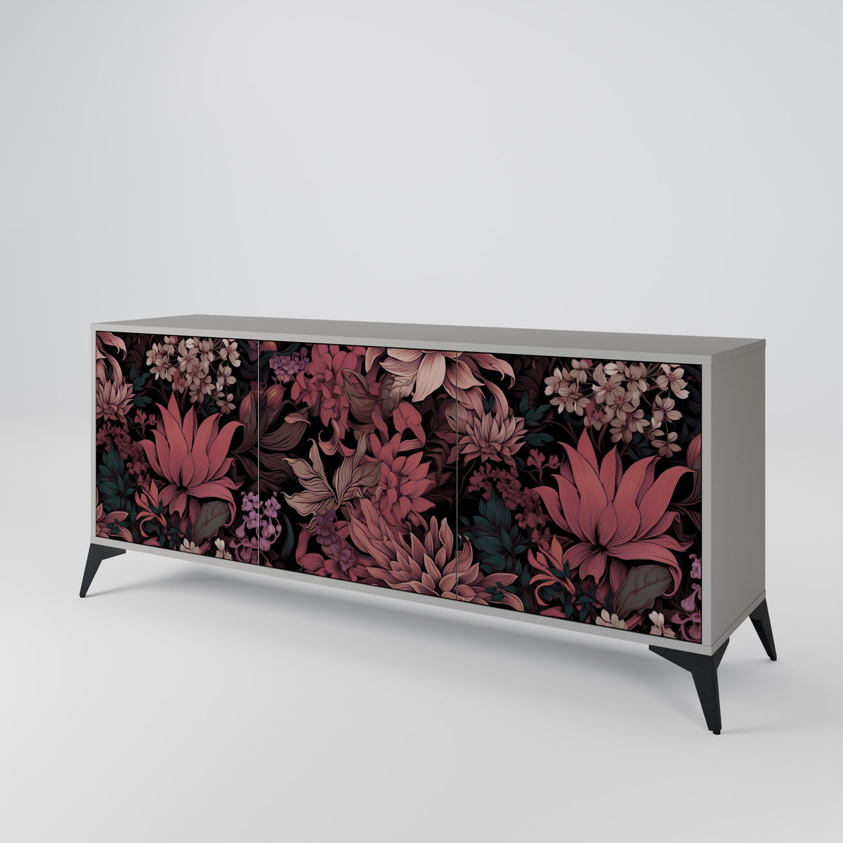 FLORAL WHISPER Aparador de 3 Puertas