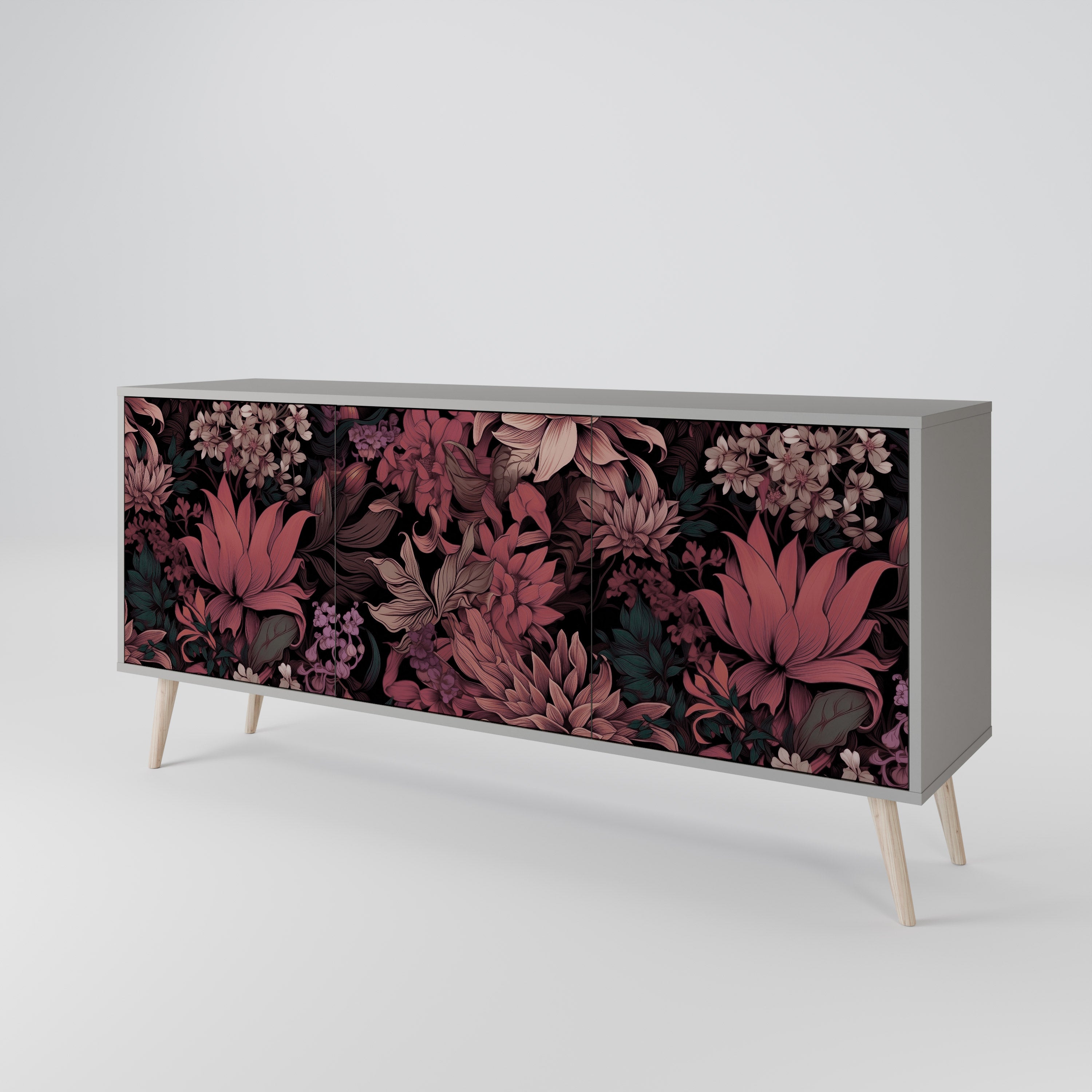 FLORAL WHISPER 3-Door Sideboard