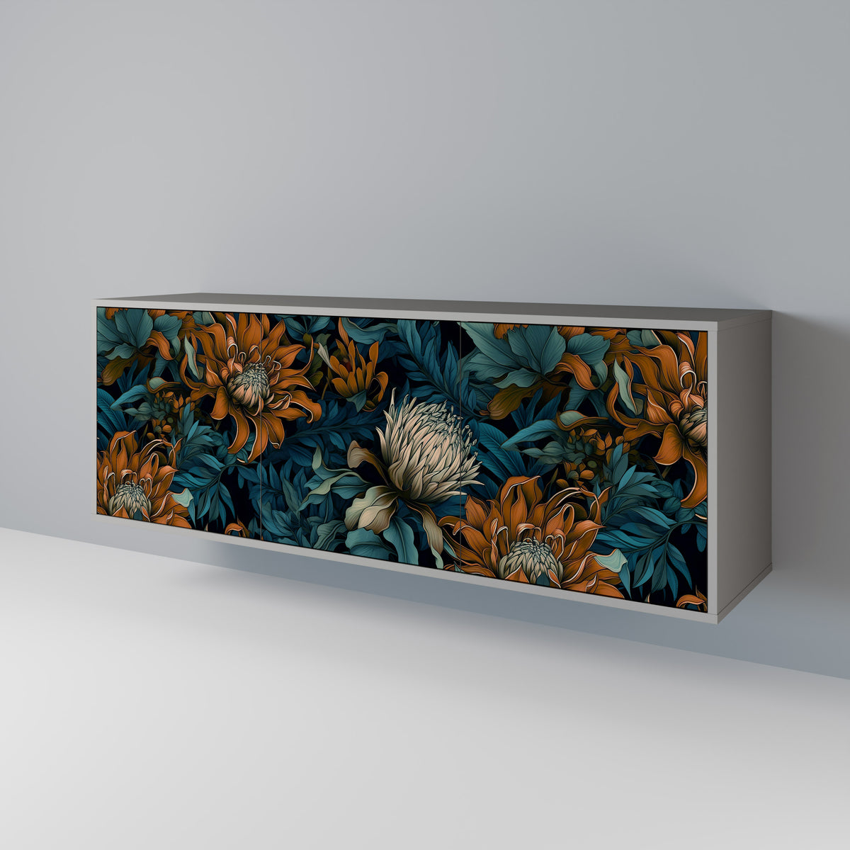 MORNING BLOOM Aparador de 3 Puertas