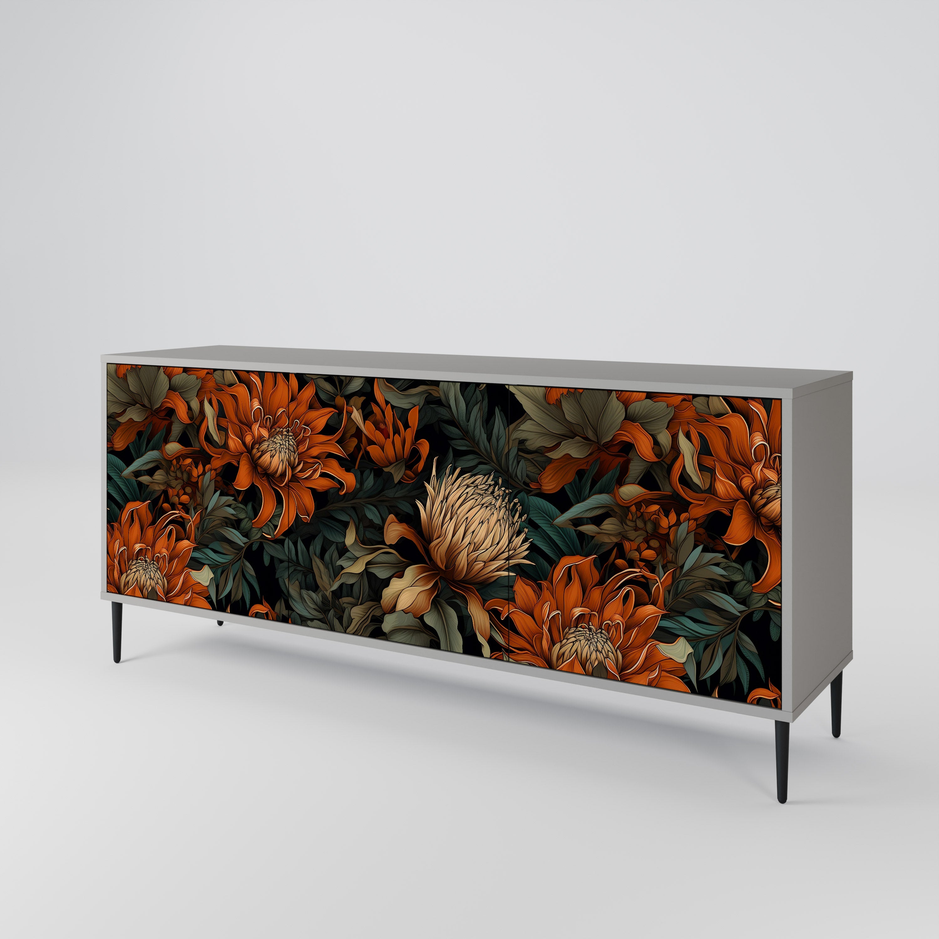 DAWN BLOOM 3-Door Sideboard