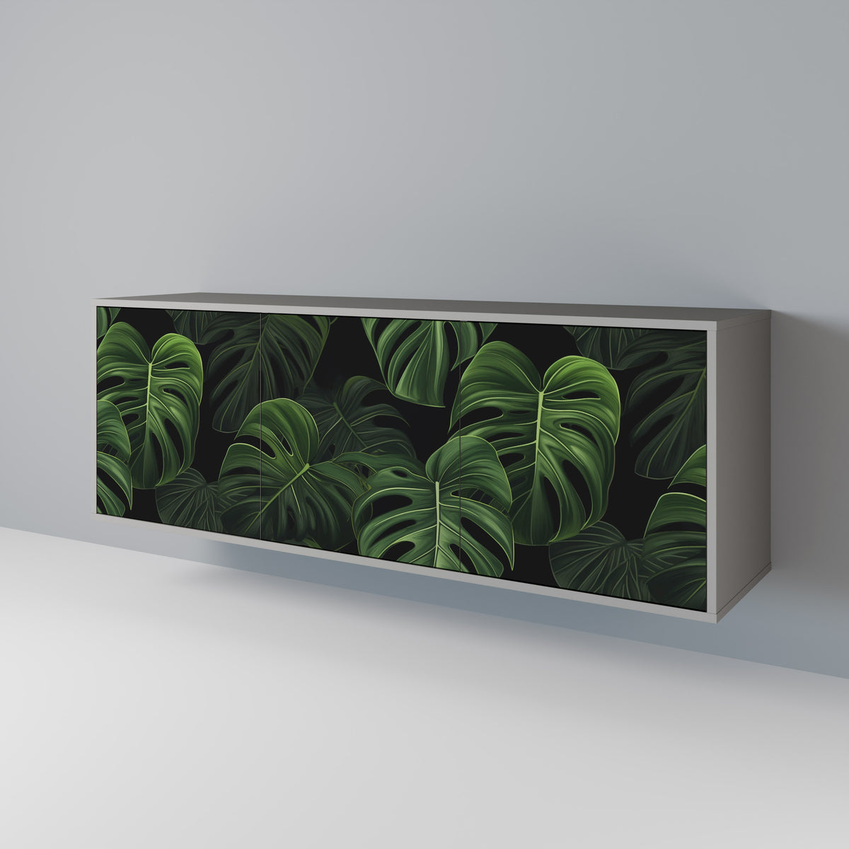 INFINITE MONSTERA Aparador de 3 Puertas