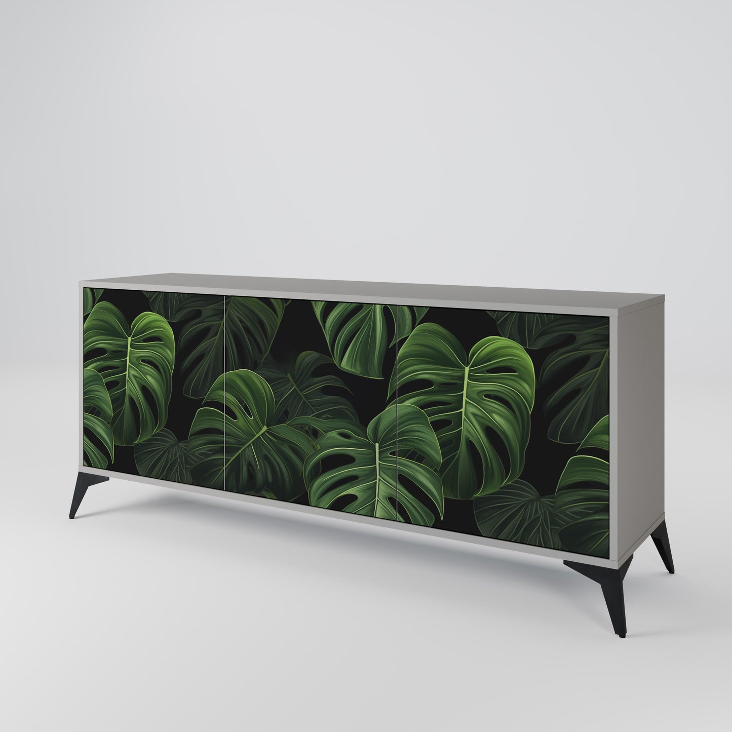 INFINITE MONSTERA Aparador de 3 Puertas