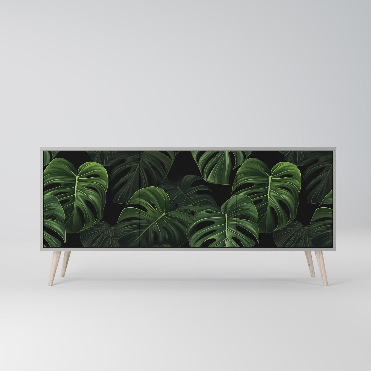 INFINITE MONSTERA Aparador de 3 Puertas