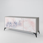 TIMELESS FLOAT Aparador de 3 Puertas en Acabado Gris