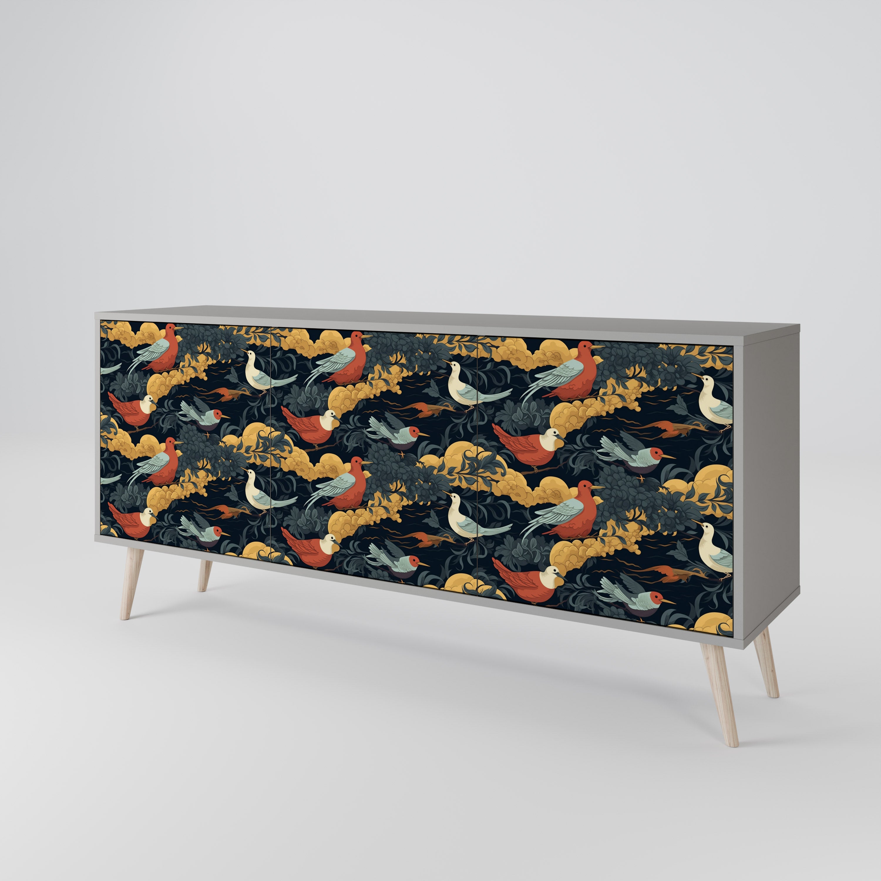 FOWLY DAZE 3-Door Sideboard