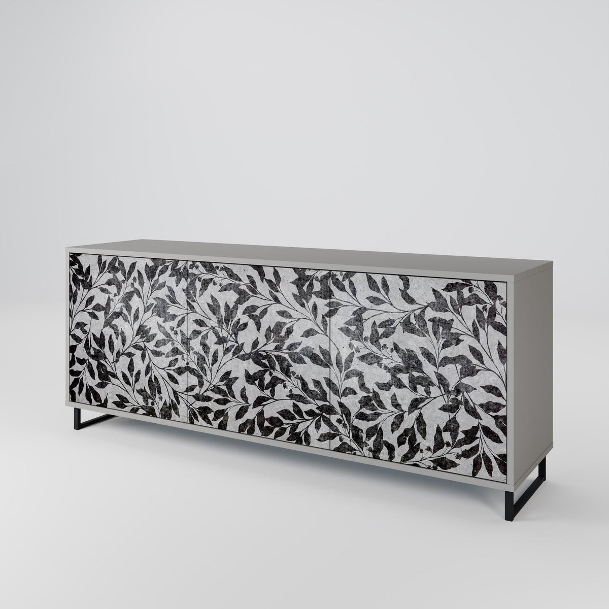 CHARCOAL SPROUT Aparador de 3 Puertas