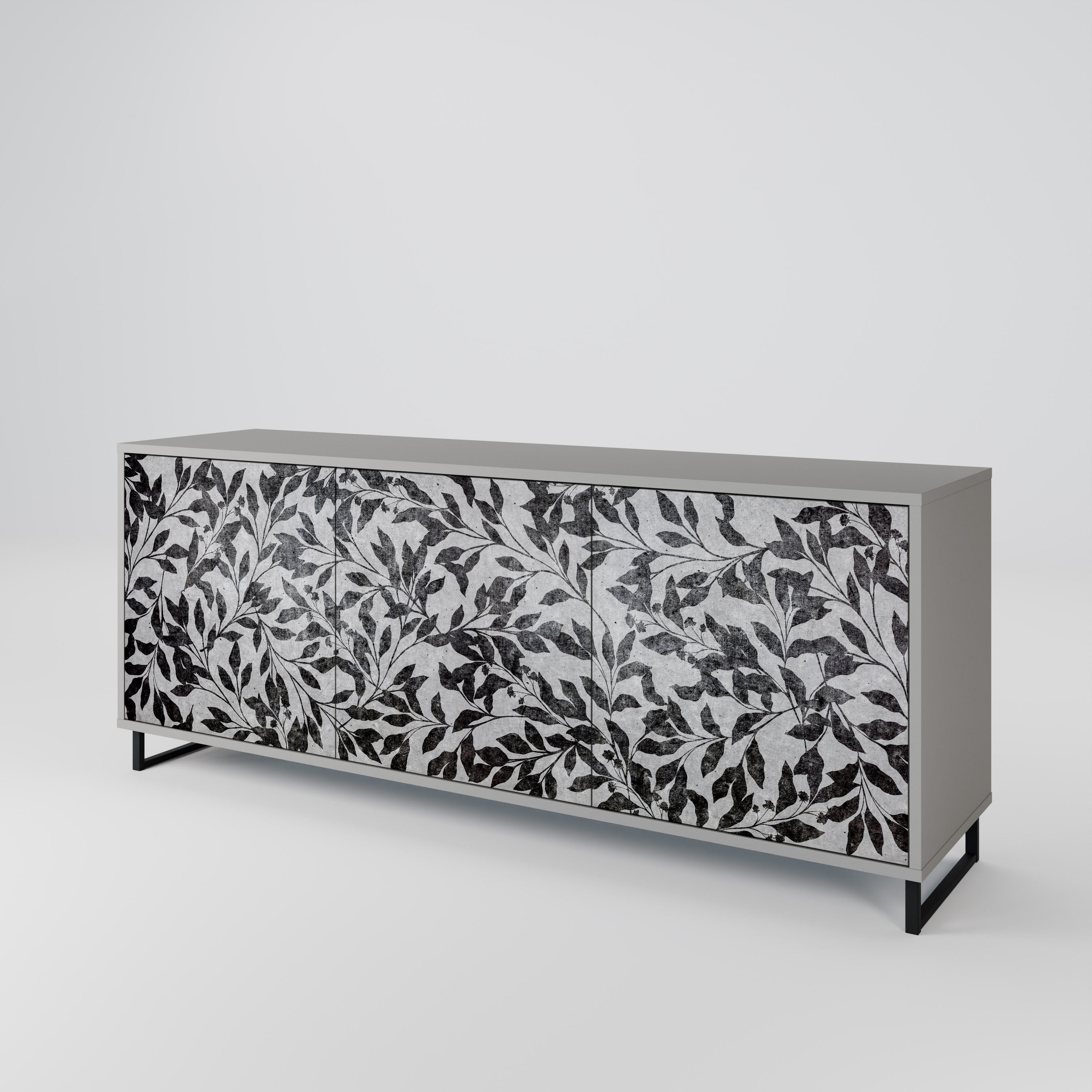 CHARCOAL SPROUT 3-Door Sideboard