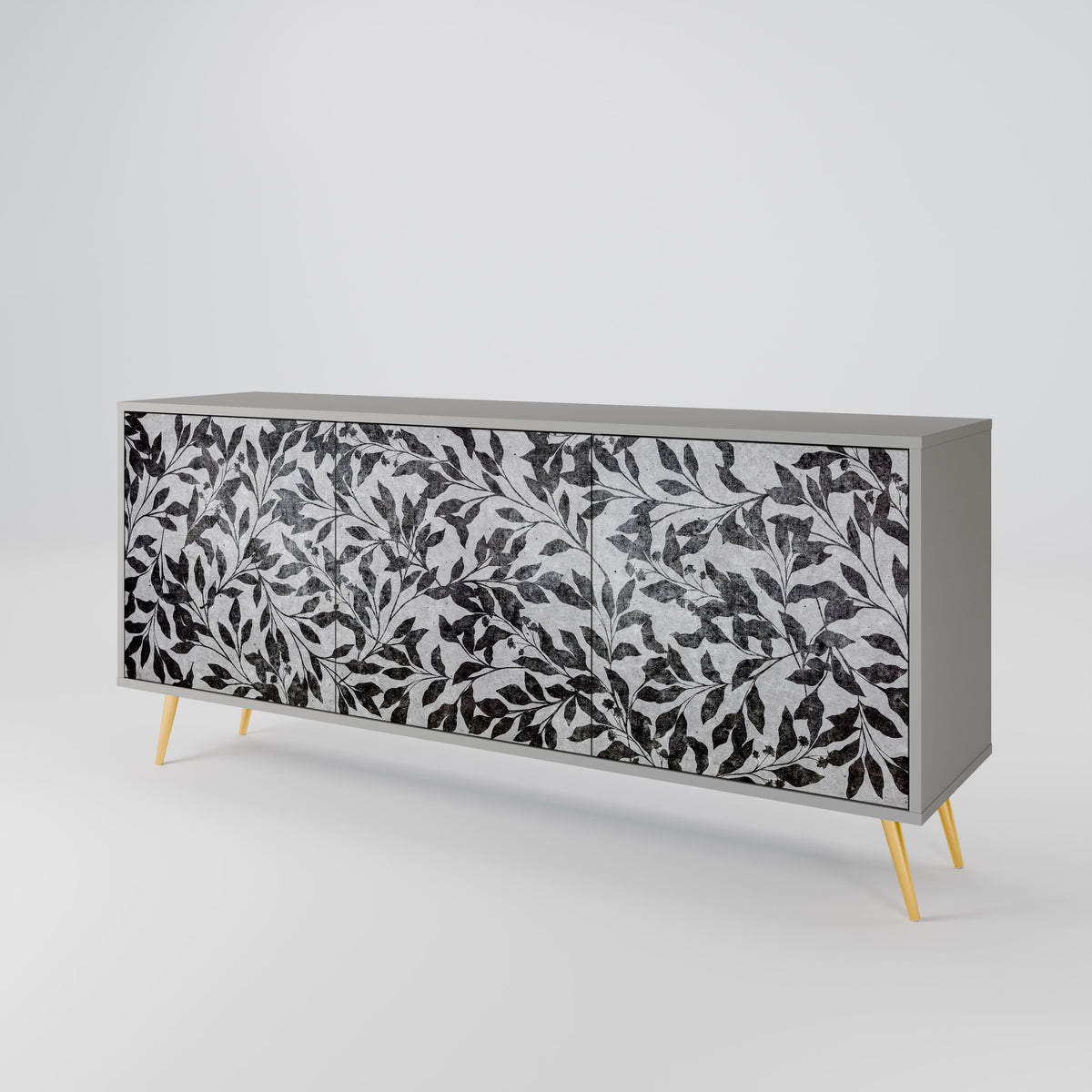 CHARCOAL SPROUT Aparador de 3 Puertas