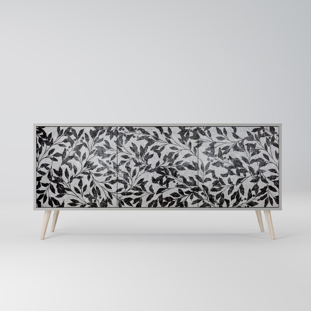 CHARCOAL SPROUT Aparador de 3 Puertas