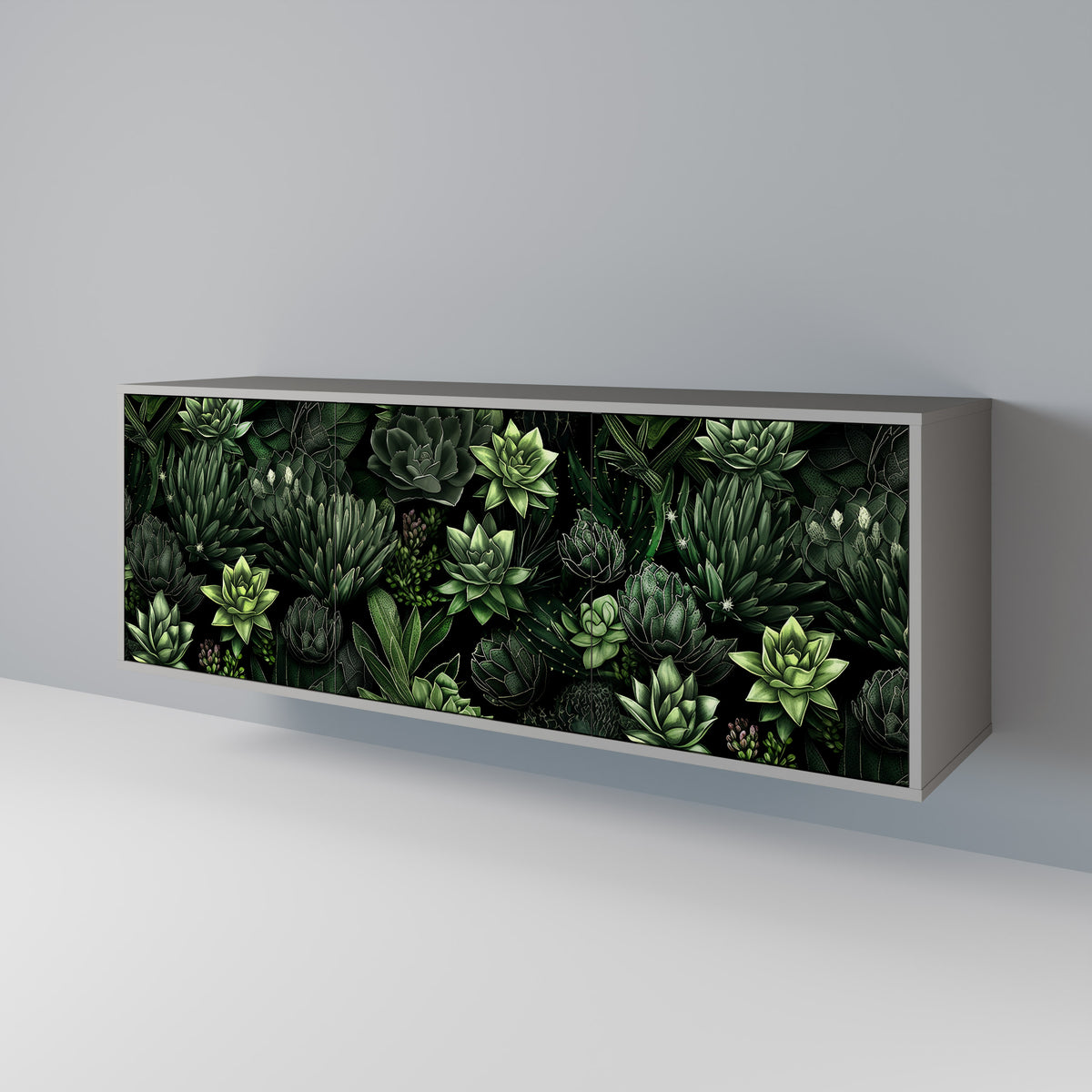 SUCCULENT JUNGLE Aparador de 3 Puertas