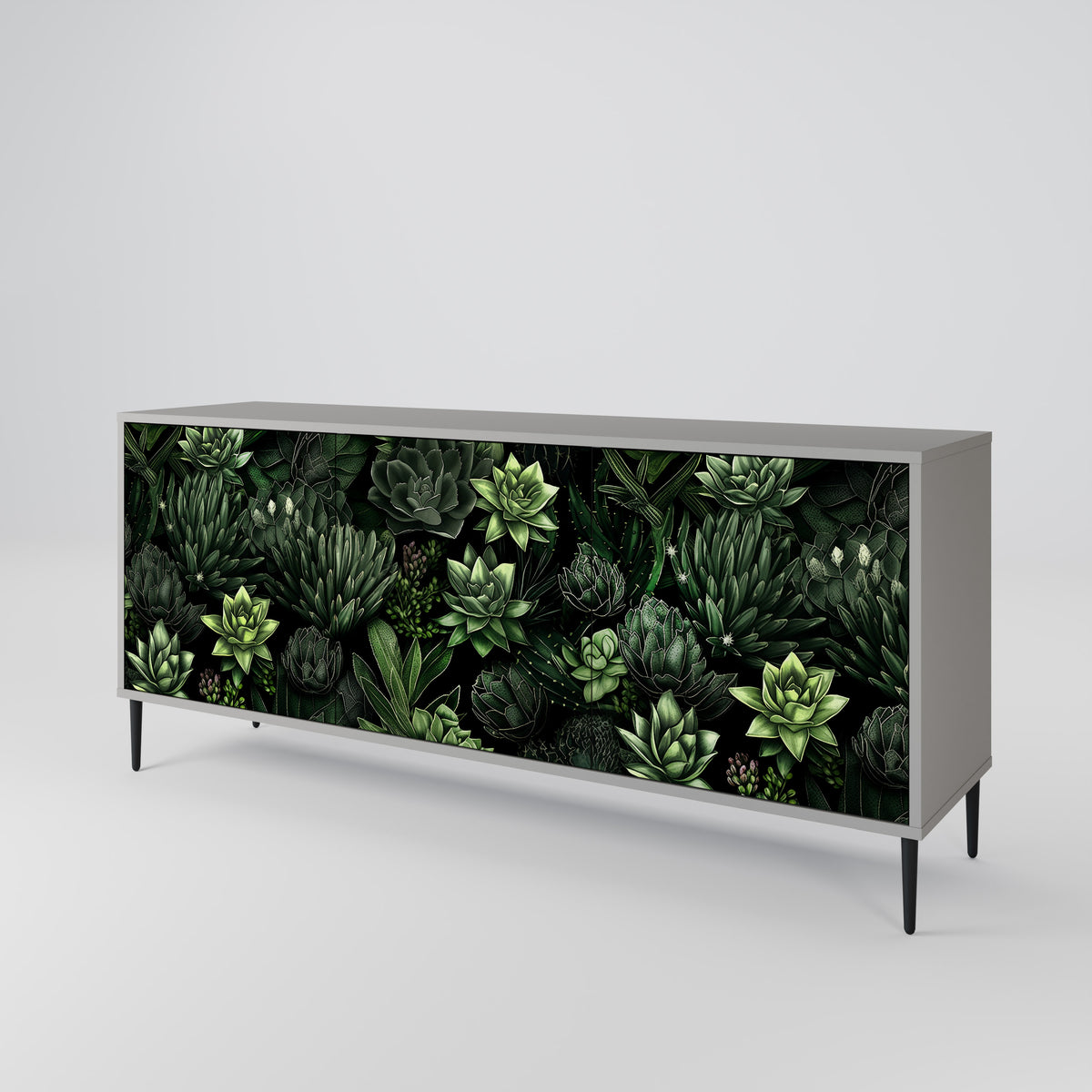 SUCCULENT JUNGLE Aparador de 3 Puertas