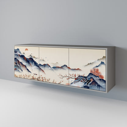 JAPANESE LANDSCAPE Aparador de 3 Puertas