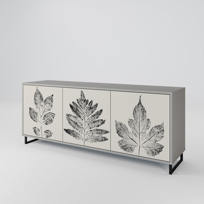 LEAFY STAMPS Aparador de 3 Puertas
