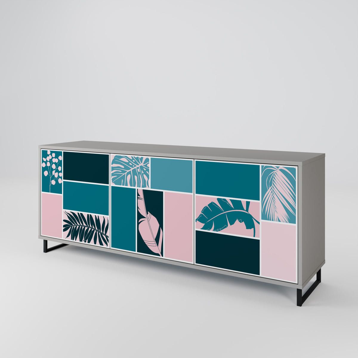 COMBINATION OF SHAPES Aparador de 3 Puertas