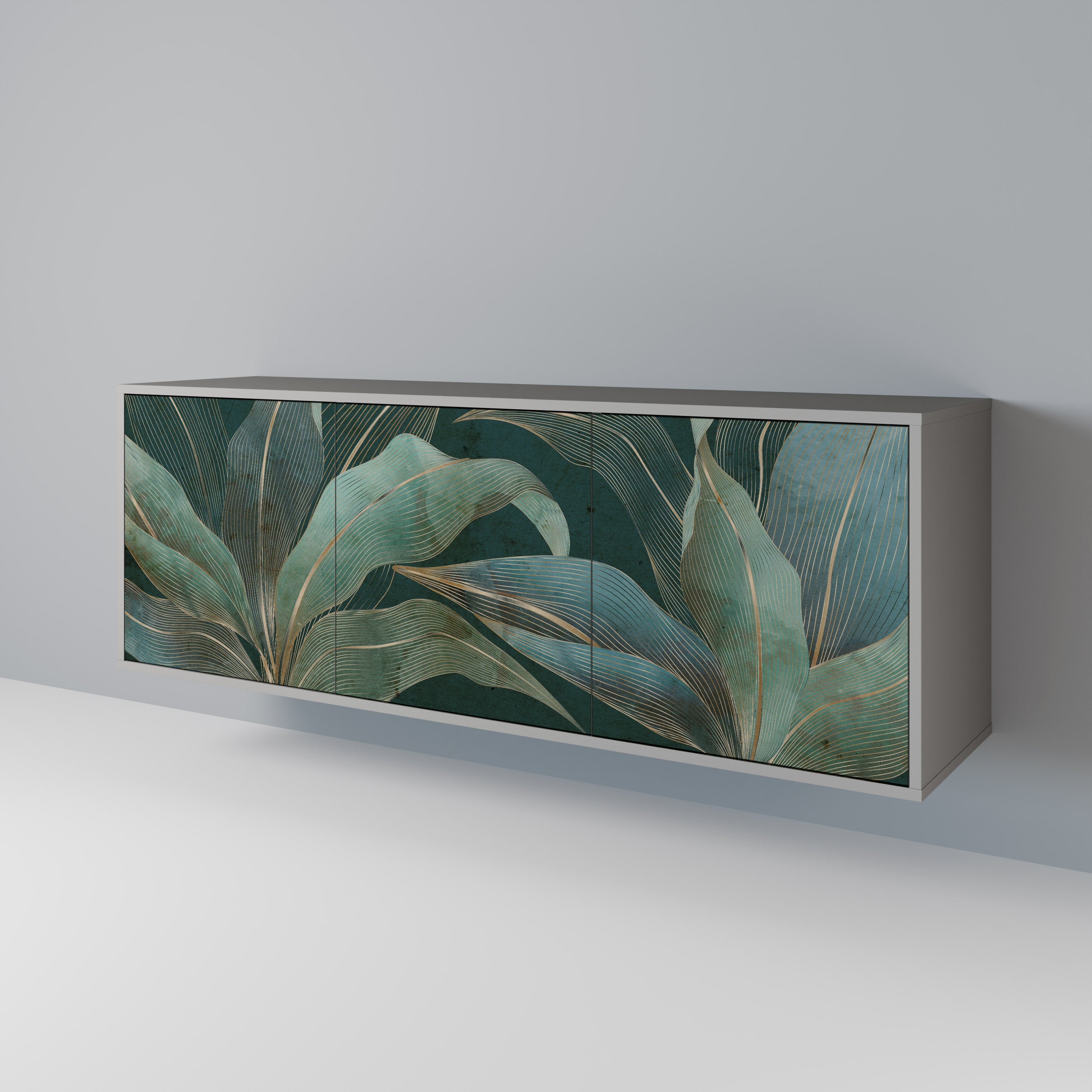 ROYAL GREEN Aparador de 3 Puertas