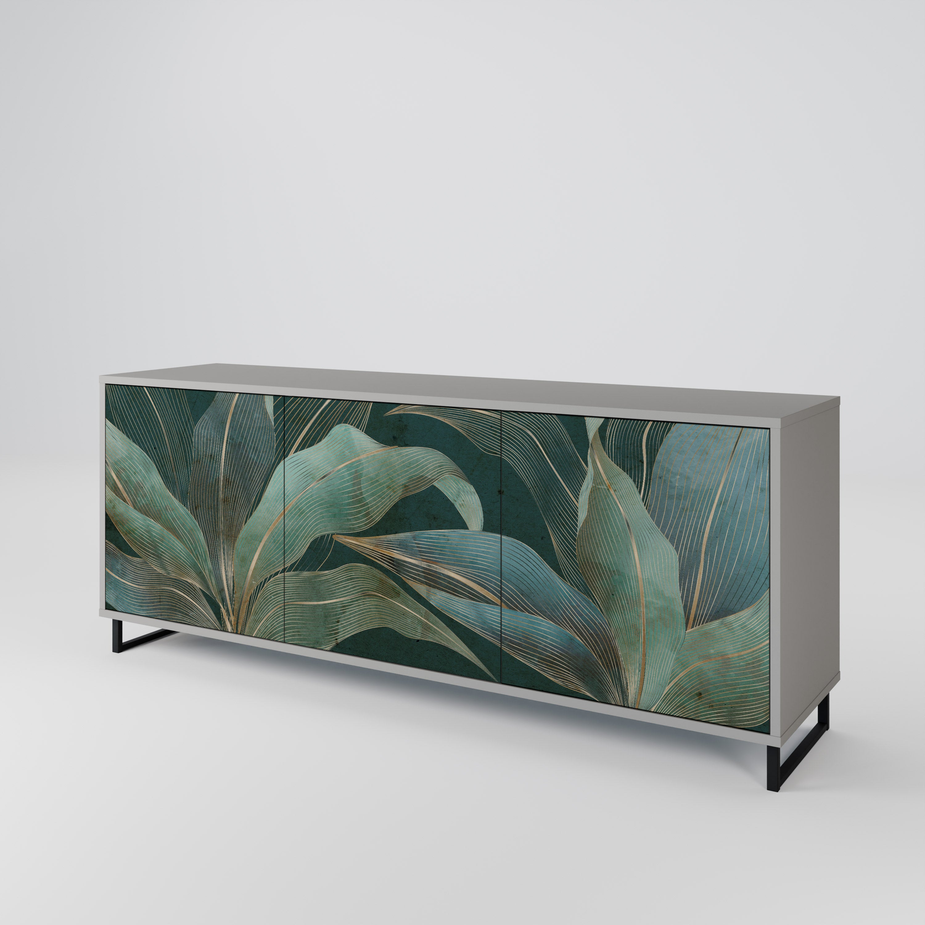 ROYAL GREEN Aparador de 3 Puertas