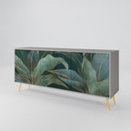 ROYAL GREEN Aparador de 3 Puertas en Acabado Gris