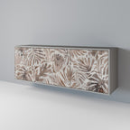 PASSING TIME 3-Door Sideboard in Grey Finish