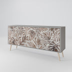PASSING TIME 3-Door Sideboard in Grey Finish