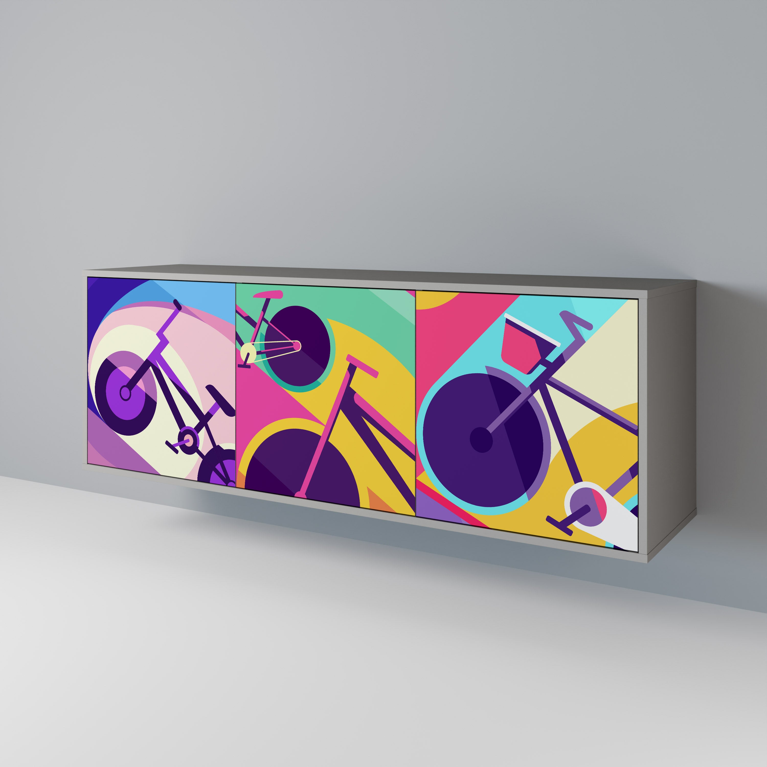 BIKE DREAMS 3-Door Sideboard