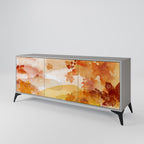 TRACES OF AUTUMN Aparador de 3 Puertas en Acabado Gris