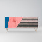 GLAMOROUS STRIPE 3-Door Sideboard