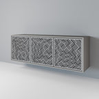 TEMPORARY SEQUENCE Aparador de 3 Puertas en Acabado Gris