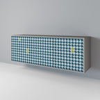 OUT OF CONTEXT Aparador de 3 Puertas en Acabado Gris