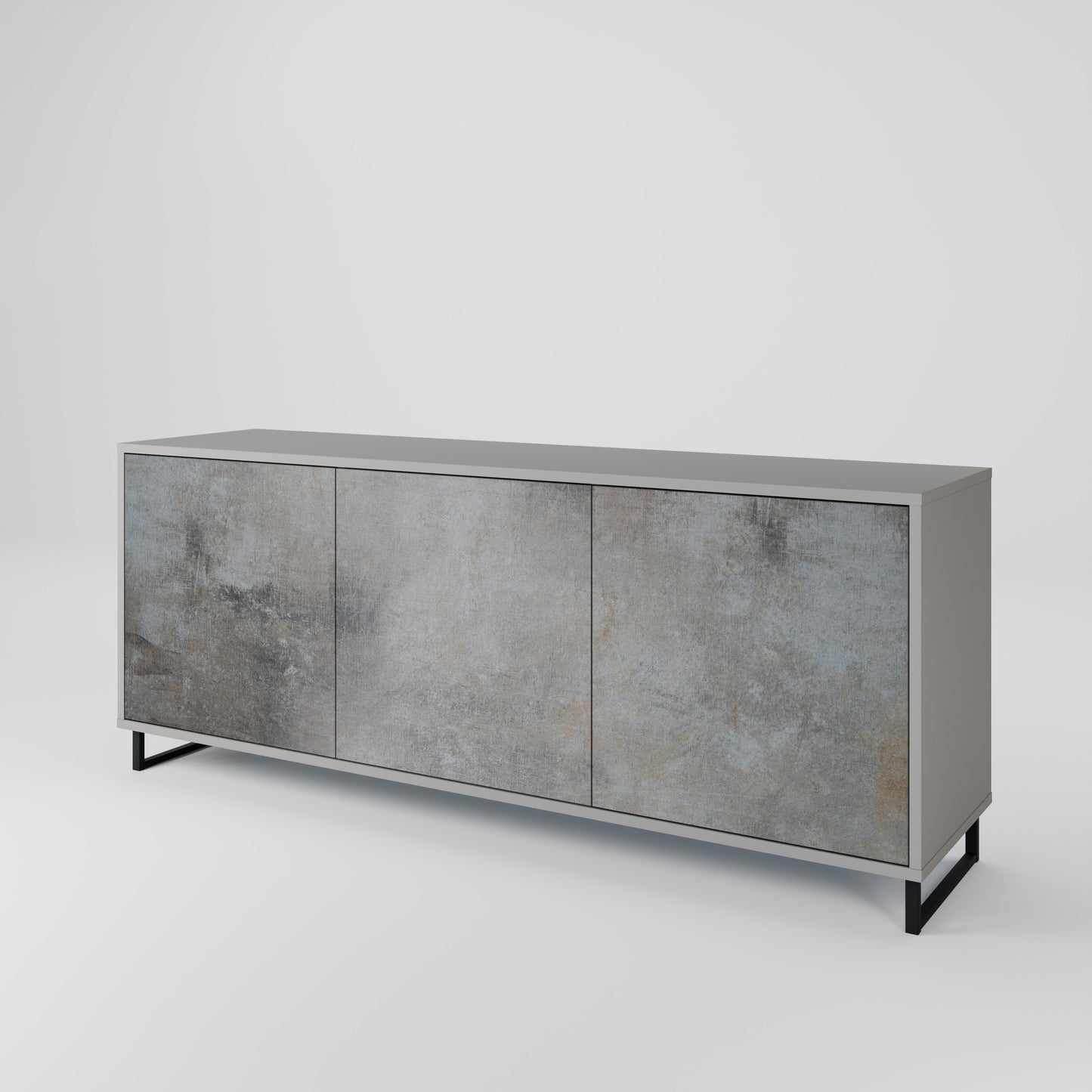 CONCRETE WALL Aparador de 3 Puertas