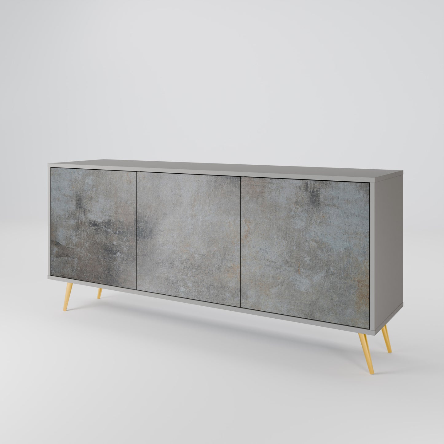CONCRETE WALL Aparador de 3 Puertas