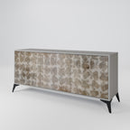 SLIGHTLY BLURRED 3-Door Sideboard in Grey Finish