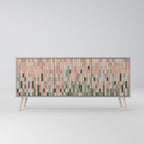 BUILDING THE FUTURE Aparador de 3 Puertas en Acabado Gris