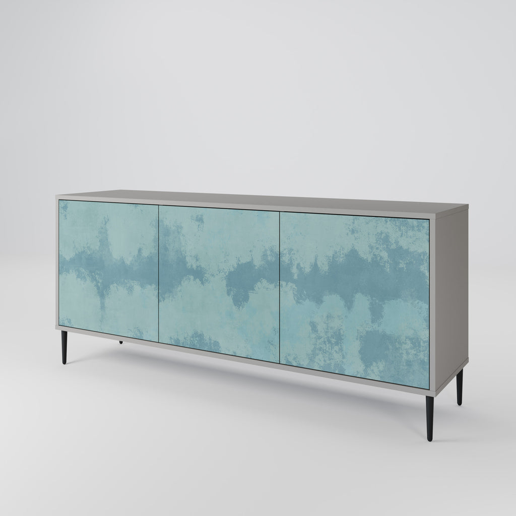 Aparador de 3 puertas SKY WASH en acabado gris