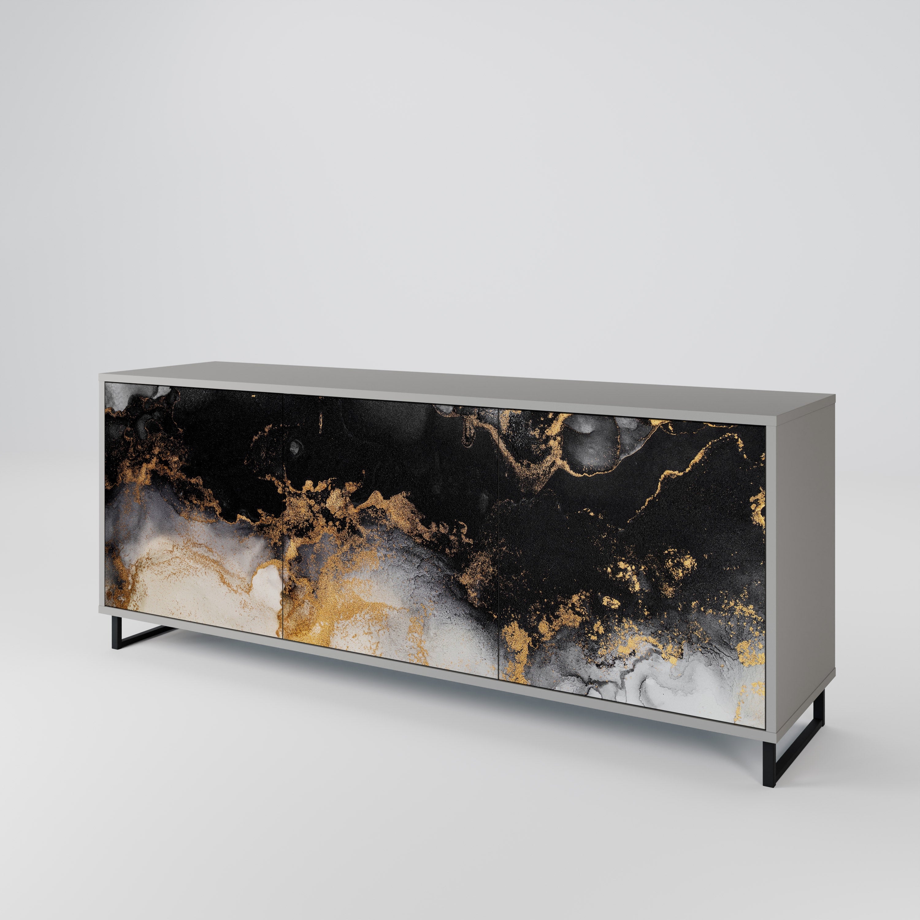 MARBLE OF TOMMORROW 3-Door Sideboard