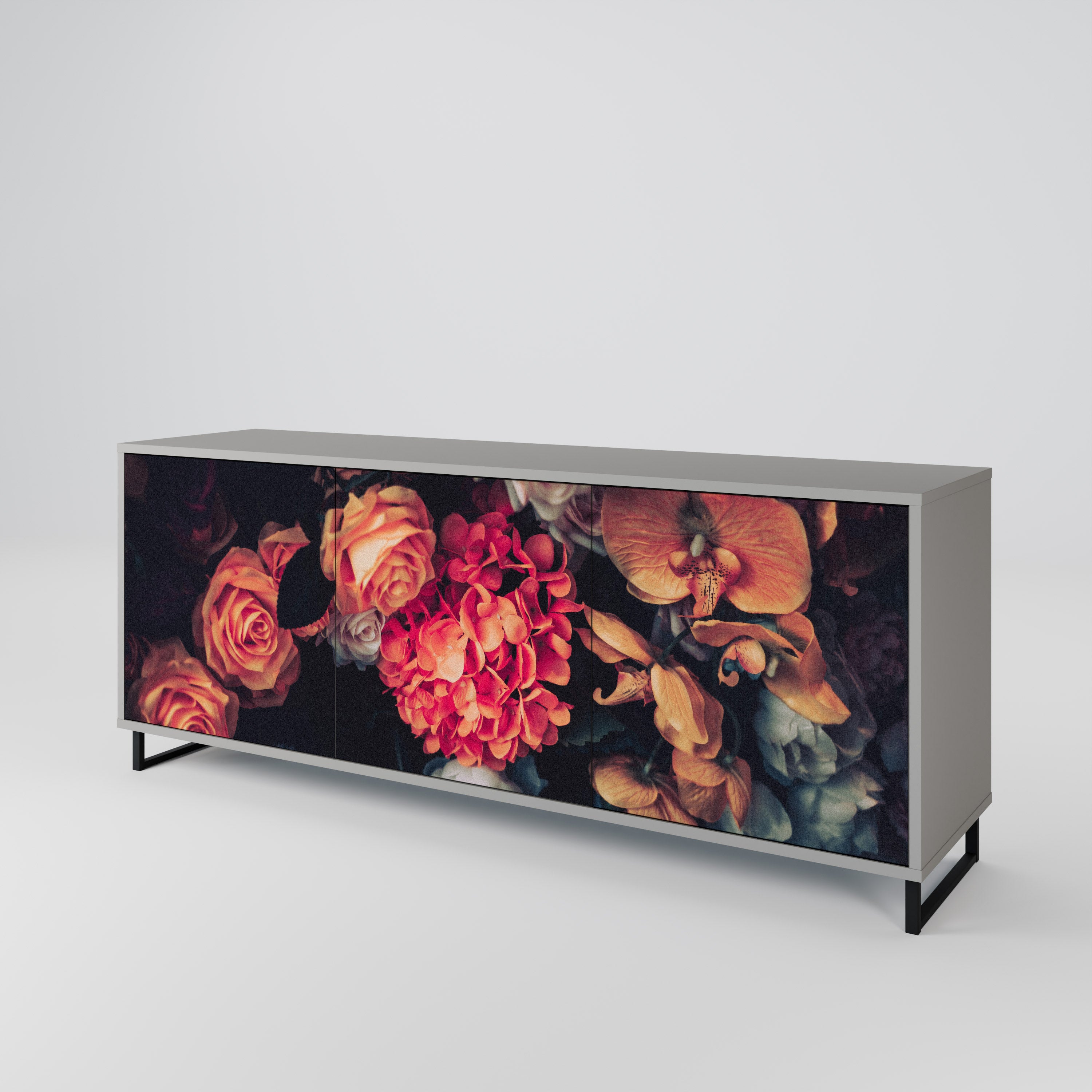 NEVERENDING BLOOM 3-Door Sideboard