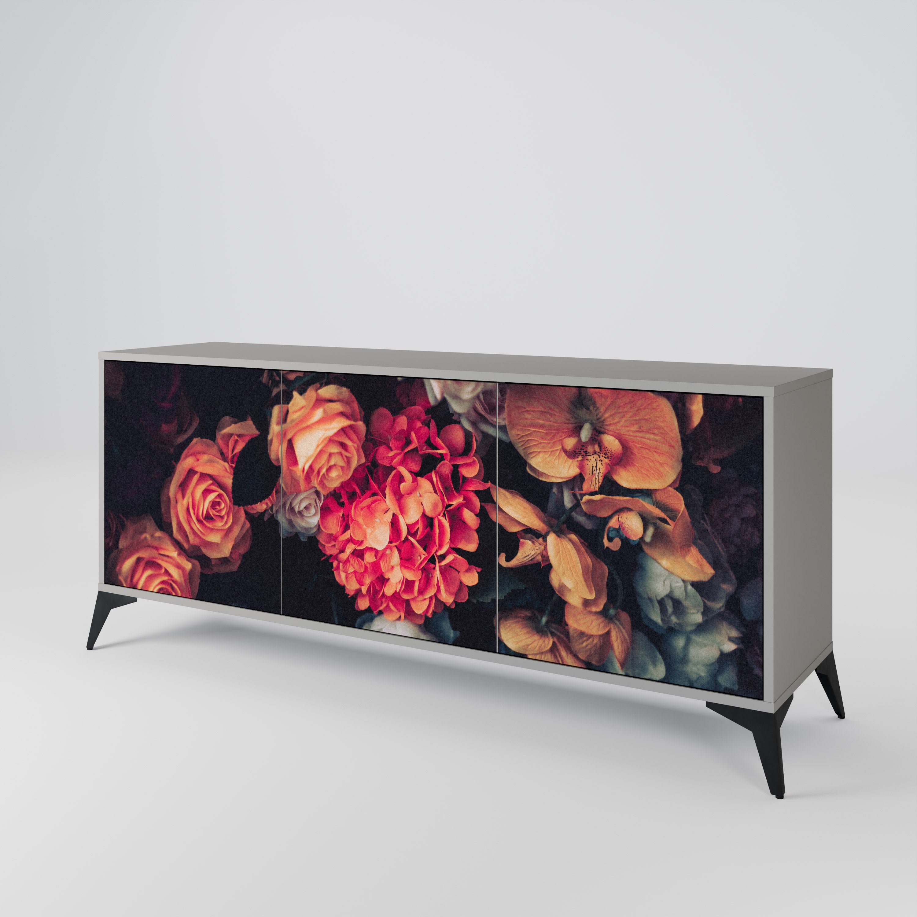 NEVERENDING BLOOM 3-Door Sideboard
