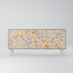 SPRING WHIMSY 3-Door Sideboard in Grey Finish