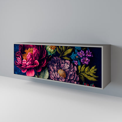 BLOOMING ELEGANCE Aparador de 3 Puertas