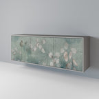 NIGHT LADY Aparador de 3 Puertas en Acabado Gris