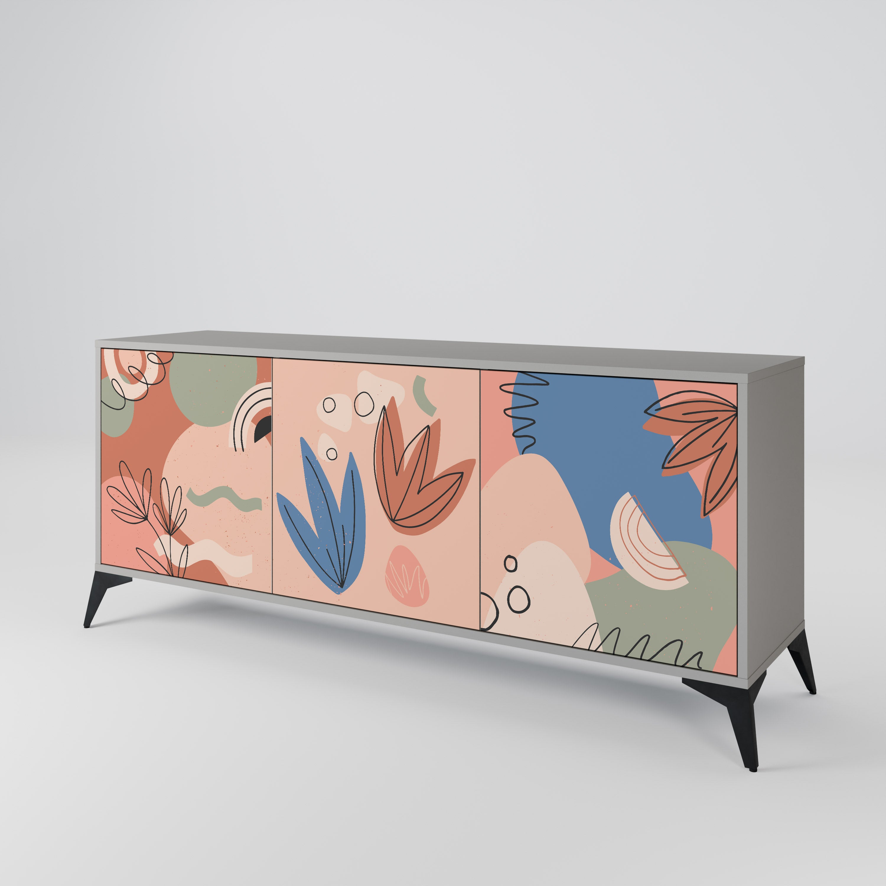 PASTEL DESTINY 3-Door Sideboard
