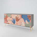 PASTEL DESTINY Aparador de 3 Puertas en Acabado Gris