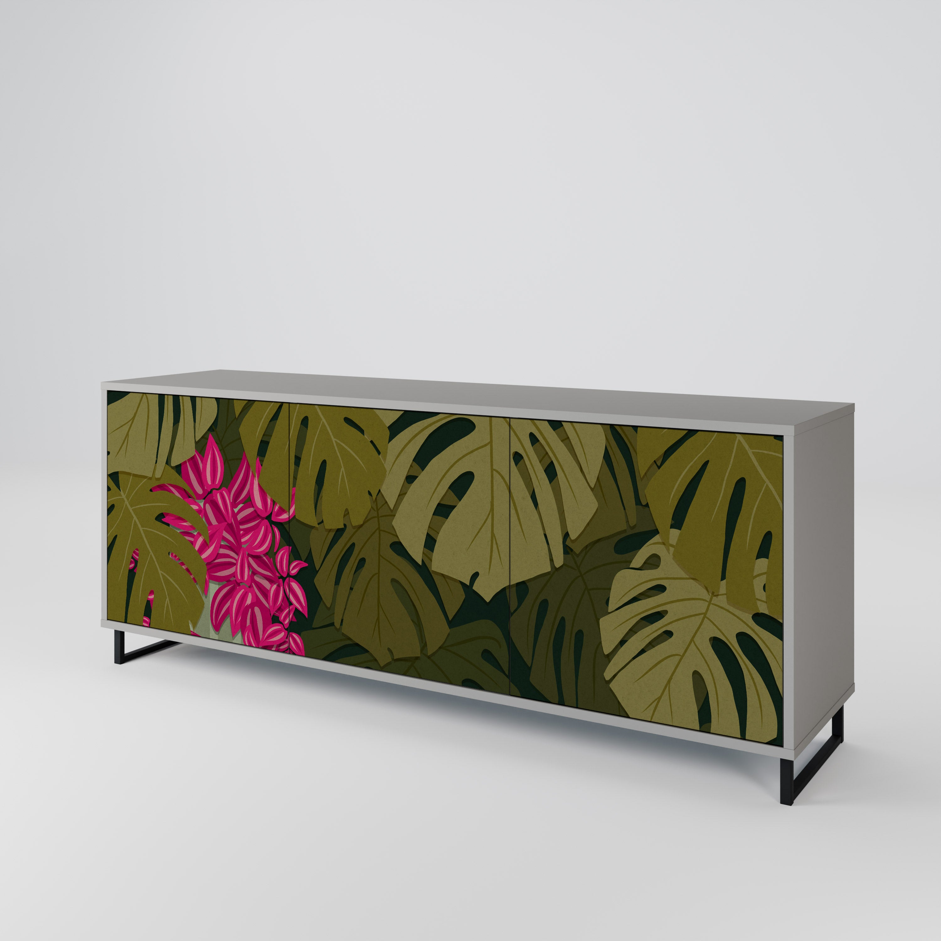 TROPICAL BEAUTY 3-Door Sideboard