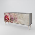 PEONY WHISPER 3-Door Sideboard in Grey Finish