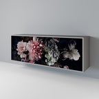 PURE BLOSSOM 3-Door Sideboard in Grey Finish