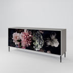 PURE BLOSSOM 3-Door Sideboard in Grey Finish