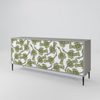 SEEDLING SONGBIRD 3-Door Sideboard in Grey Finish
